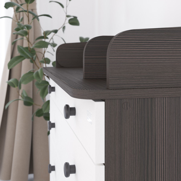 Комод пеленальный Атон Leo 805 с органайзером с шариковыми направляющими