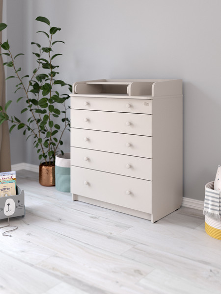 Комод пеленальный Атон Leo 805 с органайзером с шариковыми направляющими