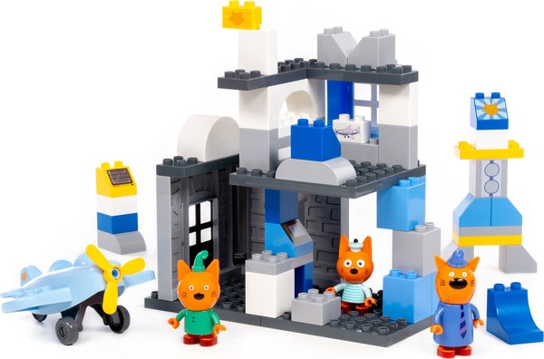 Конструктор Полесье Макси. Три кота. Аэродром / 70221