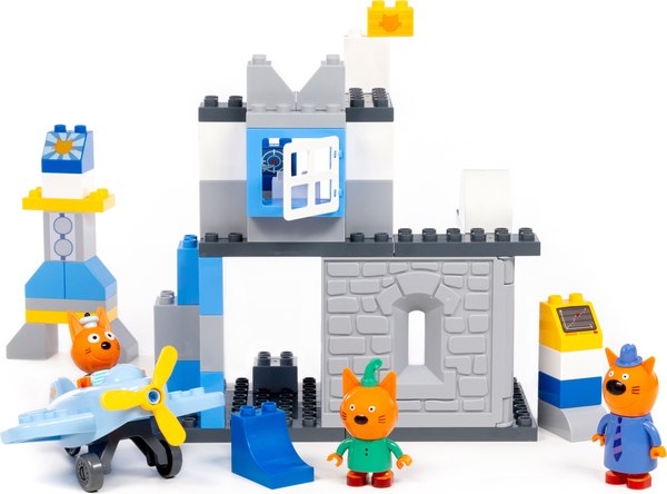 Конструктор Полесье Макси. Три кота. Аэродром / 70221