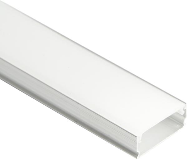 Профиль для светодиодной ленты Saffit Накладной алюминиевый SAB262 / 55248 - фото