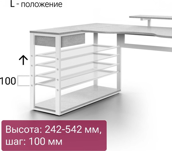 Компьютерный стол Millwood Каир угловой 160х120х93.05