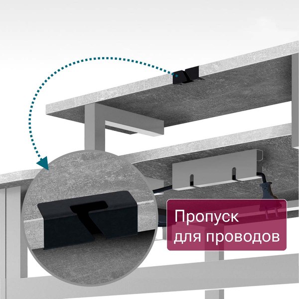 Компьютерный стол Millwood Каир угловой 160х120х93.05