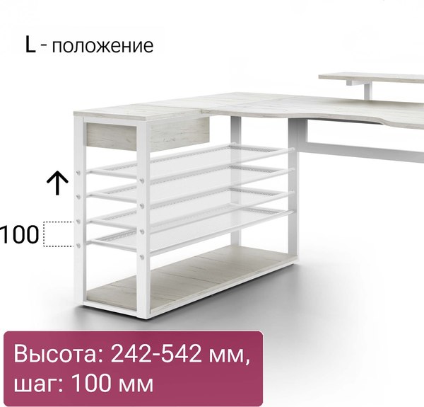 Компьютерный стол Millwood Каир угловой 160х120х93.05