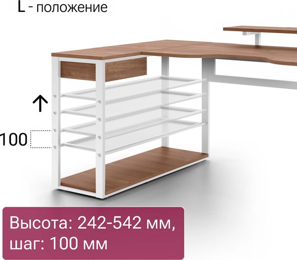 Компьютерный стол Millwood Каир угловой 160х120х93.05