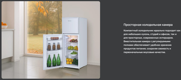 Холодильник с морозильником TECHNO DF2-20