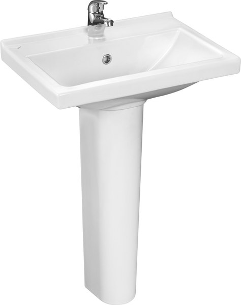 Умывальник Santeri Визит 55 + пьедестал / 131153S0011B0PDST - фото