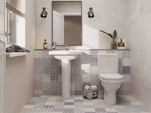 Умывальник Santeri Визит 55 + пьедестал / 131153S0011B0PDST