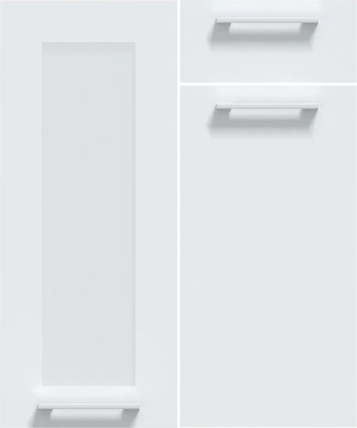 Кухонный гарнитур Интерлиния Мила Gloss 3.8-ПМ1