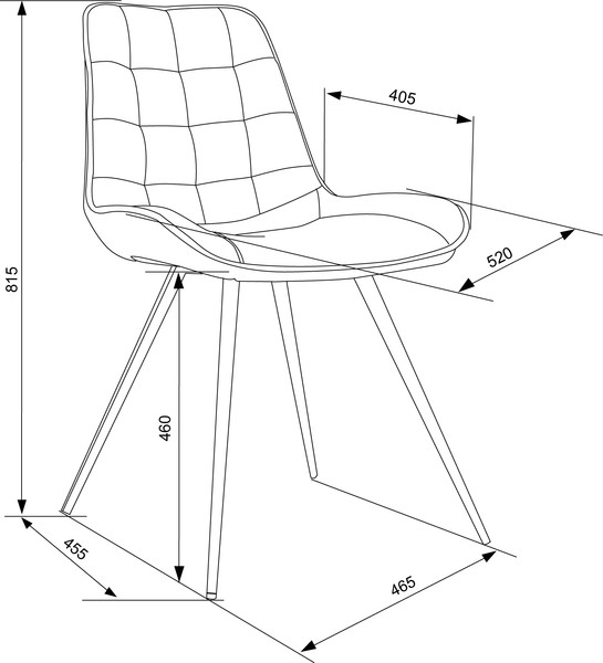 Стул Бюрократ CH-K2