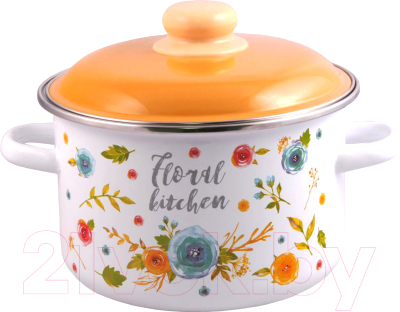 Кастрюля Appetite Floral Kitchen 6RD161M - фото