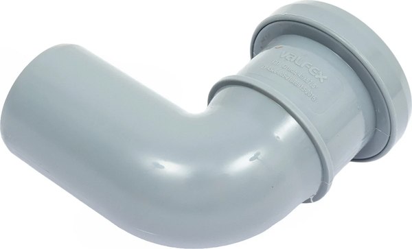 Отвод внутренней канализации Valfex 87.5x40мм 330/15 / 20101040