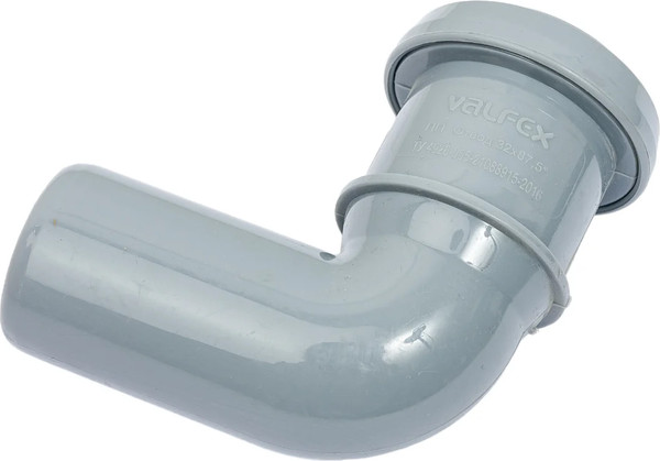 Отвод внутренней канализации Valfex 87.5x32мм 300/30 / 20101032