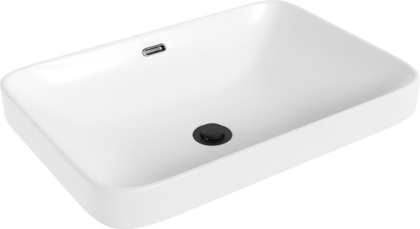 Умывальник со смесителем Lauter 21441B + Moon 21СК691BS с донным клапаном 21190B