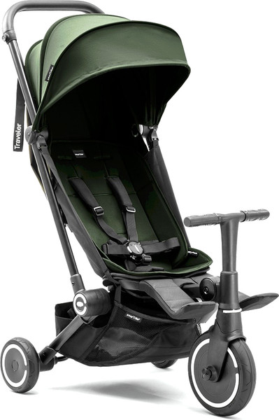 Трехколесный велосипед с ручкой Smart Trike Traveler. Forest Green / 5900801 - фото