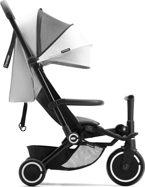 Трехколесный велосипед с ручкой Smart Trike Traveler. Everest White / 5900802