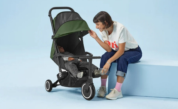 Трехколесный велосипед с ручкой Smart Trike Traveler. Midnight Blue / 5900804