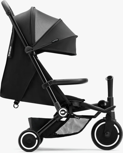Трехколесный велосипед с ручкой Smart Trike Traveler. Onyx black / 5900800