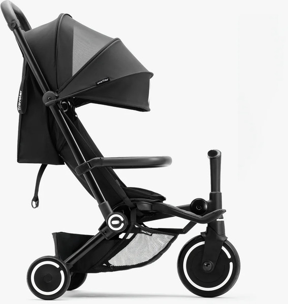 Трехколесный велосипед с ручкой Smart Trike Traveler. Onyx black / 5900800