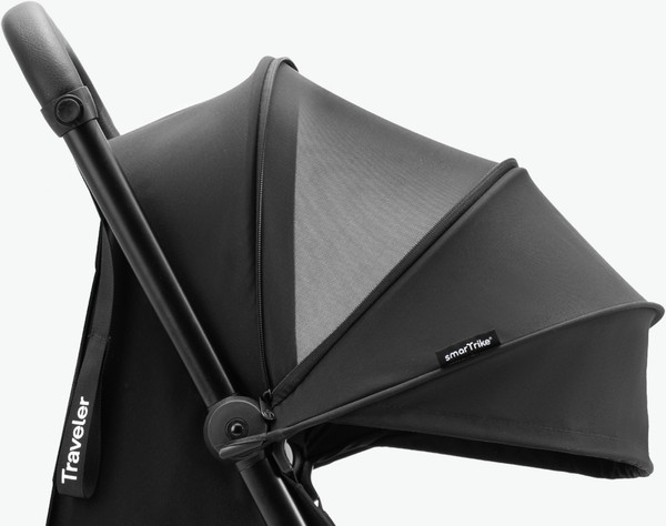 Трехколесный велосипед с ручкой Smart Trike Traveler. Onyx black / 5900800