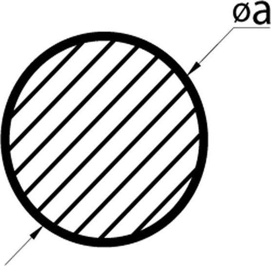 Труба алюминиевая Русский Профиль Круглая 12мм 3м