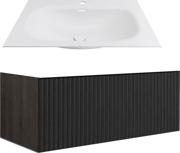 Тумба с умывальником ЗОВ Кито 70 / K70TS0MFLPM-M115W70 - фото