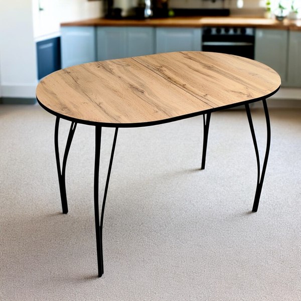 Обеденный стол Arvento Флок 2 раздвижной овал 110-140х70