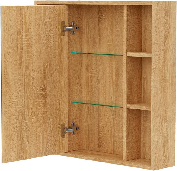 Шкаф с зеркалом для ванной Volna Osmond 70