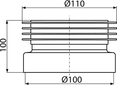 Манжета для унитаза Alcadrain А99