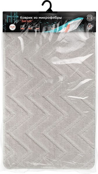 Коврик для ванной Fresh Code Зигзаг 50x80 77313