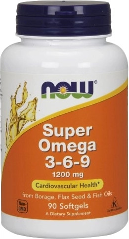 Жирные кислоты NOW Foods Omega 3-6-9 Super 1200MG - фото