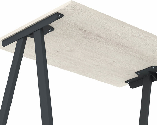 Обеденный стол Sheffilton SHT-TU92/TT 120x80 (антрацит/дуб беленый)