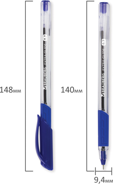 Ручка шариковая Brauberg Extra Glide GT / 142681