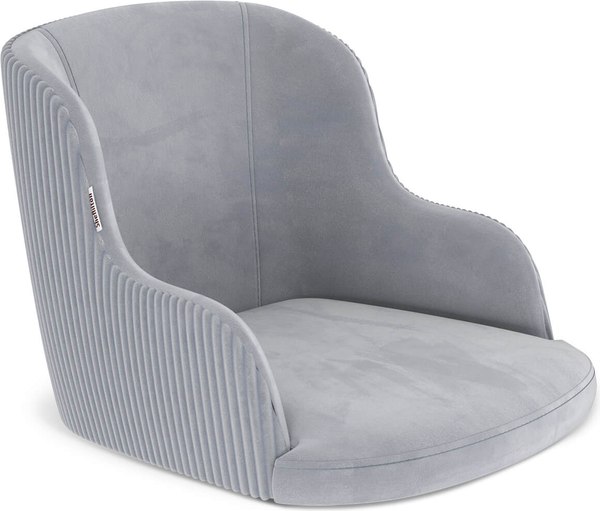 Стул Sheffilton SHT-ST39-4/S1470-VP (стальной серый/вельвет/черный муар)