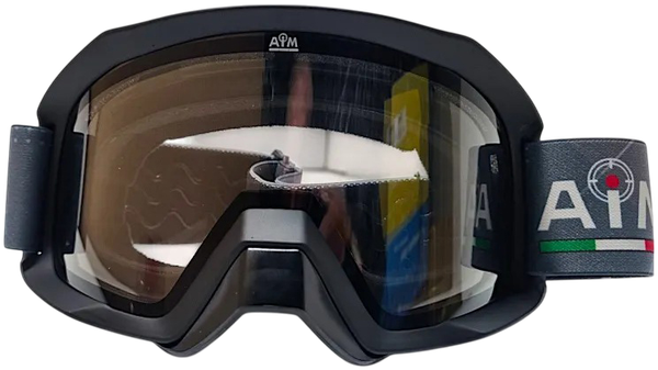 Мотоочки AiM Pro с двойной линзой 186-100 - фото