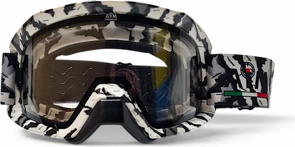 Мотоочки AiM Pro с двойной линзой 186-101 - фото