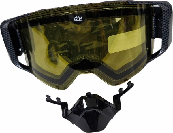 Мотоочки AiM Accu Heated с магнитной линзой и подогревом 31-102 - фото