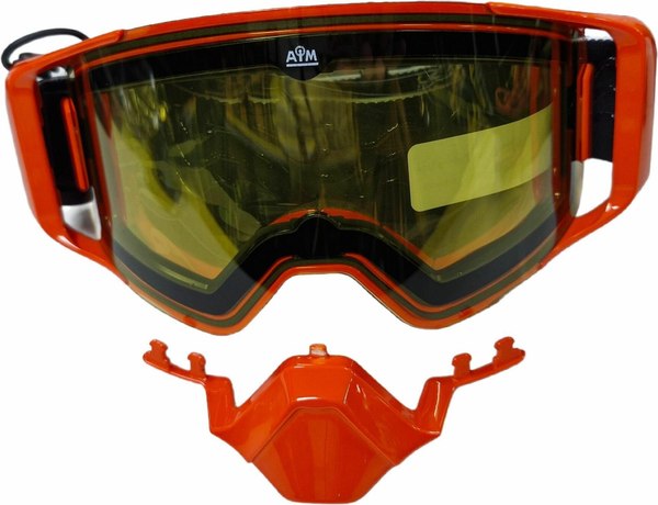 Мотоочки AiM Pro Accu Heated с магнитной линзой и подогревом 31-102 - фото