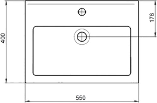 Тумба с умывальником СанитаМебель Камелия-63 Д3 Визит 55