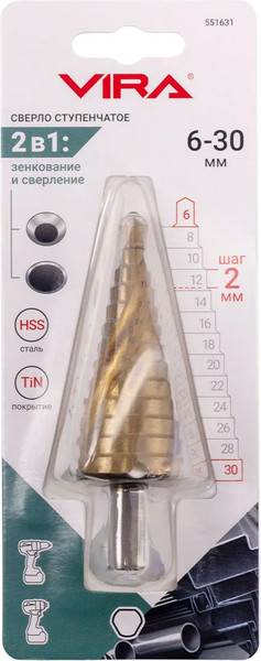 Сверло Vira 6x30мм / 551631