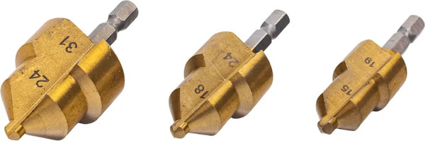 Набор сверл Vira 15x19/18x24/24x31мм / 551403