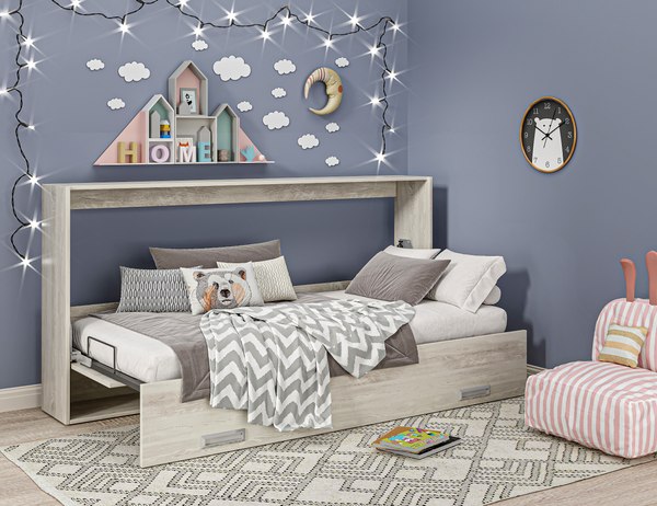 Шкаф-кровать трансформер Макс Стайл TNT 90x200x18 BySpan