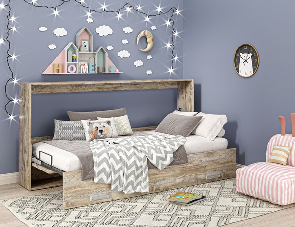 Шкаф-кровать трансформер Макс Стайл TNT 90x200x18 BySpan