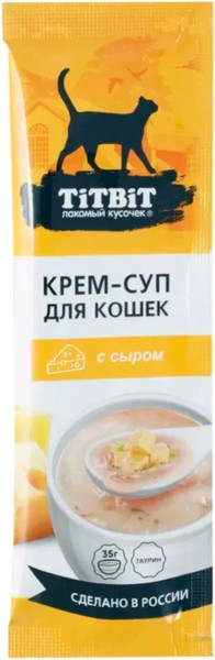Лакомство для кошек TiTBiT С сыром / 312909 - фото