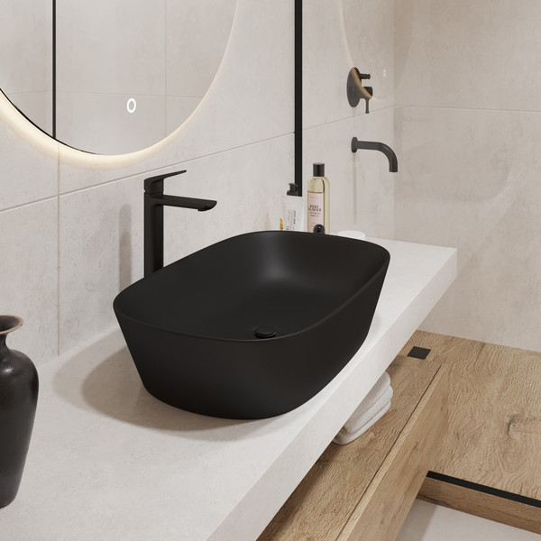 Умывальник со смесителем Lauter 21393-60-A + Cascade 21СК0655BS