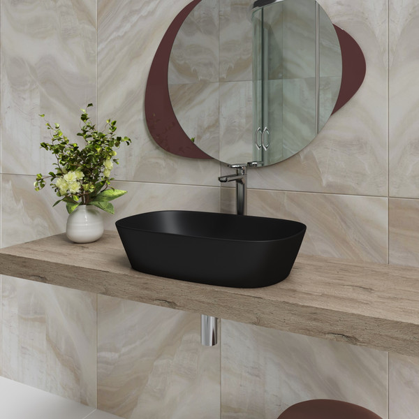 Умывальник со смесителем Lauter 21393-60-A + Cascade 21СК0655BS