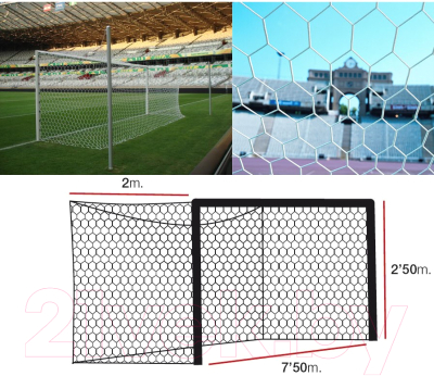 Футбольная сетка El Leon de Oro 12443030000