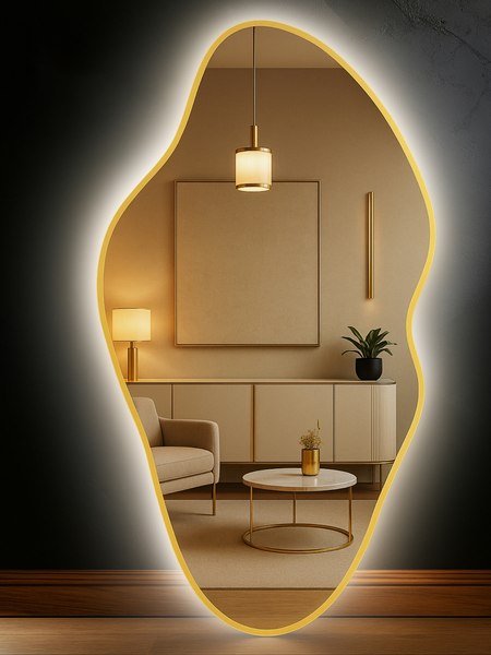 Зеркало Emze 60х110 / LED.UV.NF.60.110.AUR.4K - фото