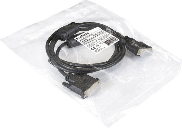Кабель ExeGate EX-CC-DVI2F-1.8 / EX191094RUS