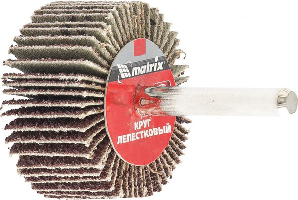 Шлифовальный круг Matrix лепестковый для дрели 74168 - фото